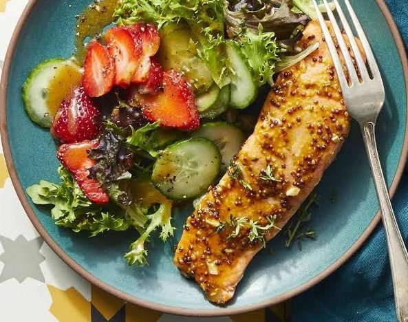 Maple Mustard Salmon